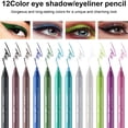 thumbnail image 2 of Set de lápices delineadores de ojos MooGlamor, gel impermeable de 12 colores, 2 of 7