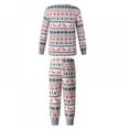 thumbnail image 6 of Family Matching Pajamas Christmas Jammies Clothes Cotton Holiday Nightwear Household Sleepwear Sets Long Sleeve Pjs Child 8T, 6 of 14