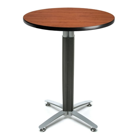 Restaurant Furniture Tables CMT30RD-CHY Restaurant Furniture 30 Inch Round Metal Mesh Base Cafe Cherry Table With Honeycomb Core ()