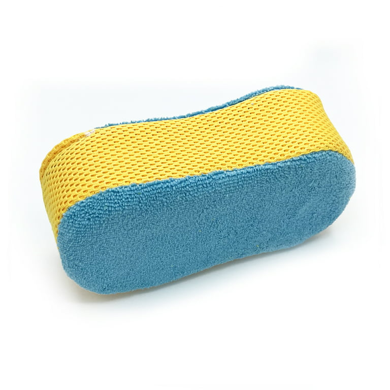Detailers Preference Microfiber Wash Spong with Scrubbing Stripes