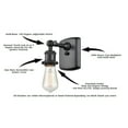 thumbnail image 4 of 916-1W-PC-G54-Innovations Lighting-Bell - 1 Light Wall Sconce In Industrial Style-12 Inches Tall and 5 Inches Wide-Polished Chrome Finish-Seedy Glass, 4 of 6