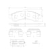 thumbnail image 2 of BALATAS CERAMICAS ENVOY XL 2003 al 2004 GMC 5.3L V8 Delanteras BREMBO ., 2 of 5
