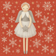 Anna Large Silver Angel Doll