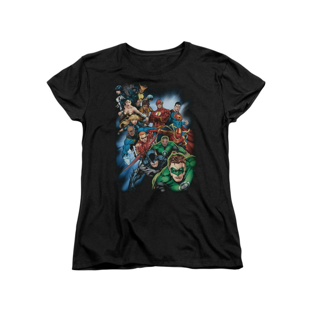 Justice League - Justice League DC Comics Heroes Unite Women's T-Shirt ...