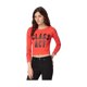 thumbnail image 1 of Aeropostale Womens Cropped Class Act Pullover Sweater, Rojo, Mediano, 1 of 2