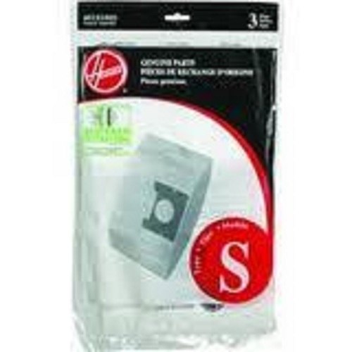 Hoover Canister Type S Allergen Filtration Vacuum Bags 3 Pk Genuine