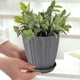 thumbnail image 1 of Fiudx Ofertas del día Macetas de plástico verde para balcón, huerto, maceta verde para plantas, contenedor con base para el hogar, almacenamiento de plantas suculentas y bonsáis, 1 of 7