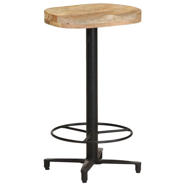 Taburetes de bar VidaXL, 2 unidades, madera maciza de mango, 66 cm