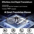 thumbnail image 2 of AI Smart Glasses Wireless Audio Glasses with Dual Stereo Speakers, Open Ear Music & HD Calling for Men Women, 2 of 9