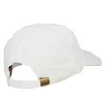 thumbnail image 4 of Deer Wild Animal Patched Washed Cotton Twill Cap - White OSFM, 4 of 5
