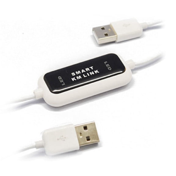 USB 2.0 Smart KM Link PC to PC Keyboard Mouse Share Sync Data Link USB Extension Cable Data File Transfer