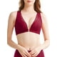 thumbnail image 1 of Sujetador de encaje para mujer, cierre frontal, sin aros, tallas grandes, 1 of 8