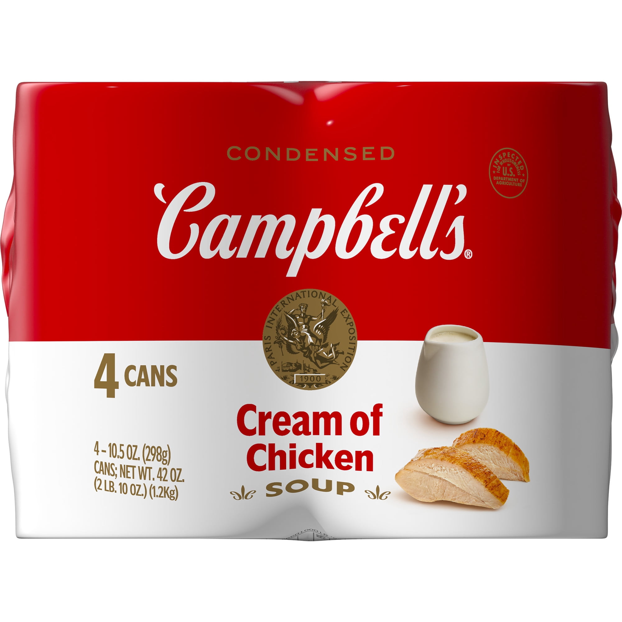(6 pack) Campbell's Condensed Cream of Chicken Soup, 10.5 oz Can (24 Pack)