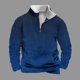thumbnail image 1 of Sudadera sin capucha para hombre, informal, a la moda, con cuello alto, estampado de calaveras, cremallera, jersey de manga larga, blusa de poliéster para hombre, 1 of 5
