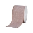 thumbnail image 2 of Wired Ribbon Roll for Wreaths and Gift Wrapping, 354 Inch Holiday Craft Ribbon in Polyester, 2.5 Inch Wide - Beige, 2 of 6