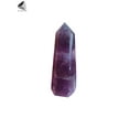 thumbnail image 4 of PULLIMORE Natural Raw Healing Crystal Rose Quartz Amethyst Pendant 6 Faceted Wand Pointed for Reiki Chakra Meditation Therapy (Purple), 4 of 8