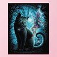 thumbnail image 2 of Cuadros Decorativos 11CT punto de cruz completo gato y ángel contado DIY algodón hilo Animal costura Ehuebsd Nuevos Originales, 2 of 9