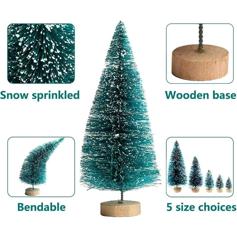 Miniature Bottle Brush Tree Christmas Ornament Set in 2023  Bottle brush  trees, Miniature bottles, Christmas ornament sets