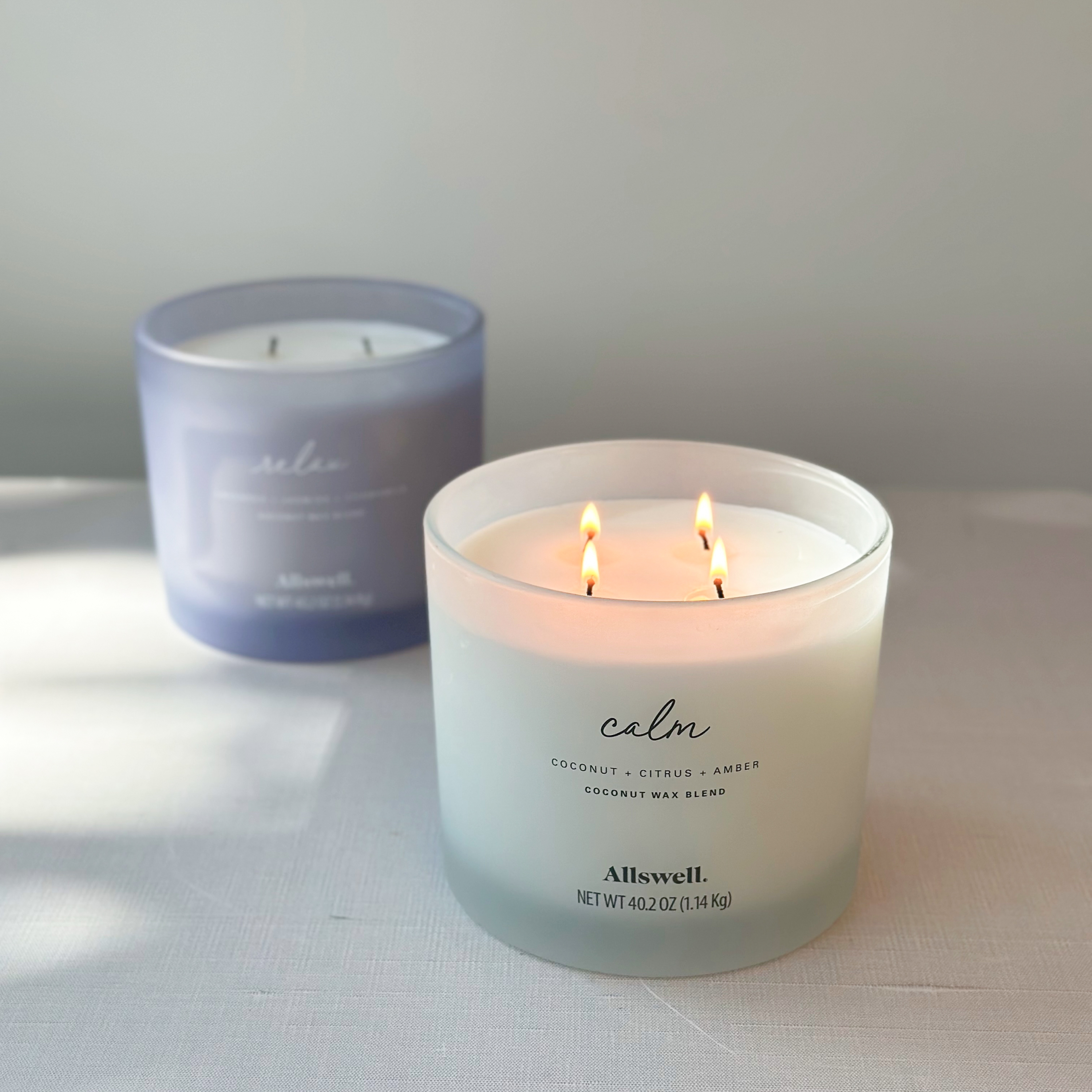 Allswell Calm 4-Wick Scented Spa Candle, 40.2 oz photo 6