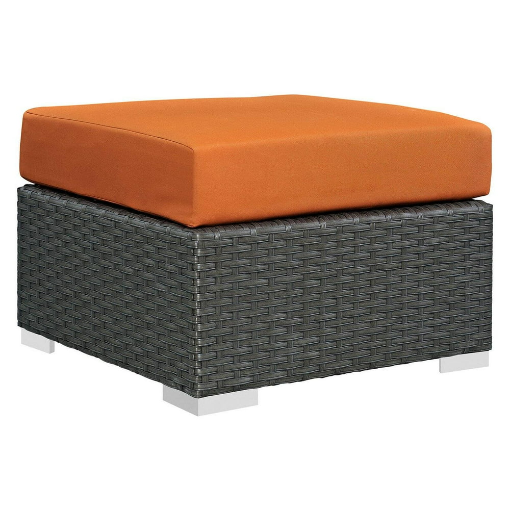 Modway Sojourn Outdoor Patio Sunbrella Ottoman, Multiple Colors