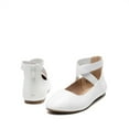 thumbnail image 2 of BURUDANI Mary Jane Shoes For Women Ladies Ballet Flats With Elastic Crossed Ankle Strap, 2 of 6