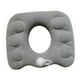 thumbnail image 5 of Almohada inflable con forma de dona, cojín para asiento, fácil de limpiar, diseño hueco, cojín para el trasero, almohadilla para sentarse para viajes gris, 5 of 8