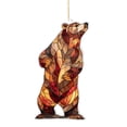thumbnail image 2 of Clearance Under $5 Colorful Acrylic Bear Sun Catcher Window Hanging Decoration for Garden Home,1PC,Multicolor, 2 of 9