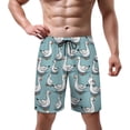 thumbnail image 2 of NICKSUN Men's Swim Trunks, Cute Print Quick Dry Summer Board Beach Shorts with Mesh Lining and Pockets, 2 of 6