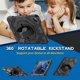 thumbnail image 4 of Case for iPad 9th/ 8th/ 7th Generation Case, Full-Body Shockproof Case with Screen Protector, 360 Rotating Hand Strap &Stand, Black, 4 of 4
