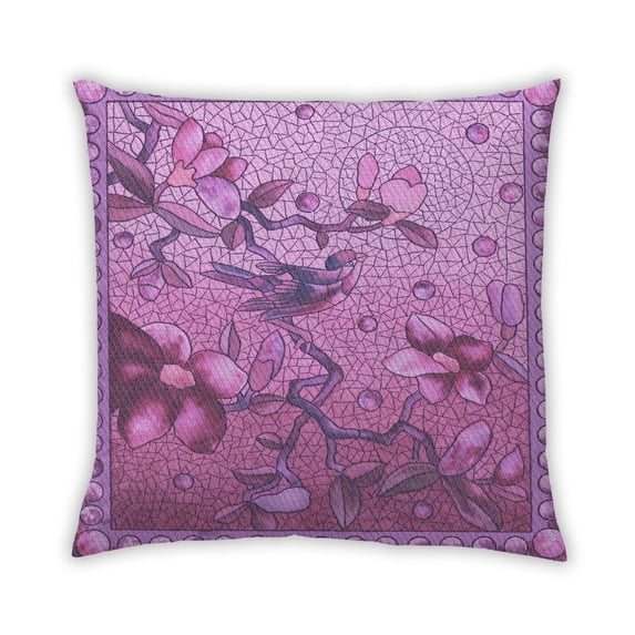 Ahgly Company Outdoor Square Contemporary Throw Pillow, 18 inch by 18 inch