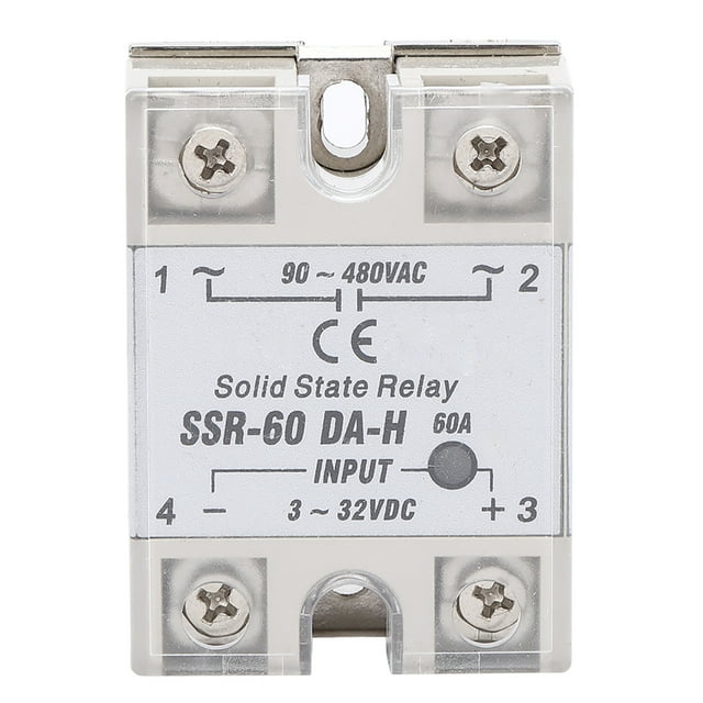 Placa Controladora De Retardo De Corriente De Carga De 60 A, Relé De Estado Sólido, Tiempo De Apagado Menor O Igual A 10 MS Fácil De Instalar Disipación De Calor Rápida Para ANGGREK DE1013