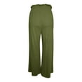 thumbnail image 5 of QHFBli Wide Leg Pants for Women High Wasited Baggy Palazzo Pants Casual Pull On Bell Bottom Smocked Elastic Waist Pants, 5 of 5