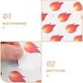 thumbnail image 4 of 500 PCS mini pegatina de fuego para acampar calcomanías de llamas para acampar pegatinas autoadhesivas para contenedores de alimentos sobres álbum de recortes suministros de artesanía de bricolaje, 4 of 4