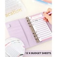 Budget Binder with Zipper Envelopes,Cash Envelopes for Budgeting,Money