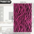 thumbnail image 3 of SCRAWLGOD Pink Zebra Print 1 Piece Recliner Headrest Protector Non Slip Waterproof Headrest Cover PU Leather Recliner Head Rest Cover for Sofa,Office Chair 17x27 in, 3 of 7