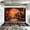 Color 1, variant on Kitchen Backsplash Peel and Stick Wall Mural Mediterranean Seaside Town View Lemon Tree Sunset Removable Mural 35.4"W x 23.6"H, Oil Proof Vinyl Wallpaper for Fireplace & Behind Stove