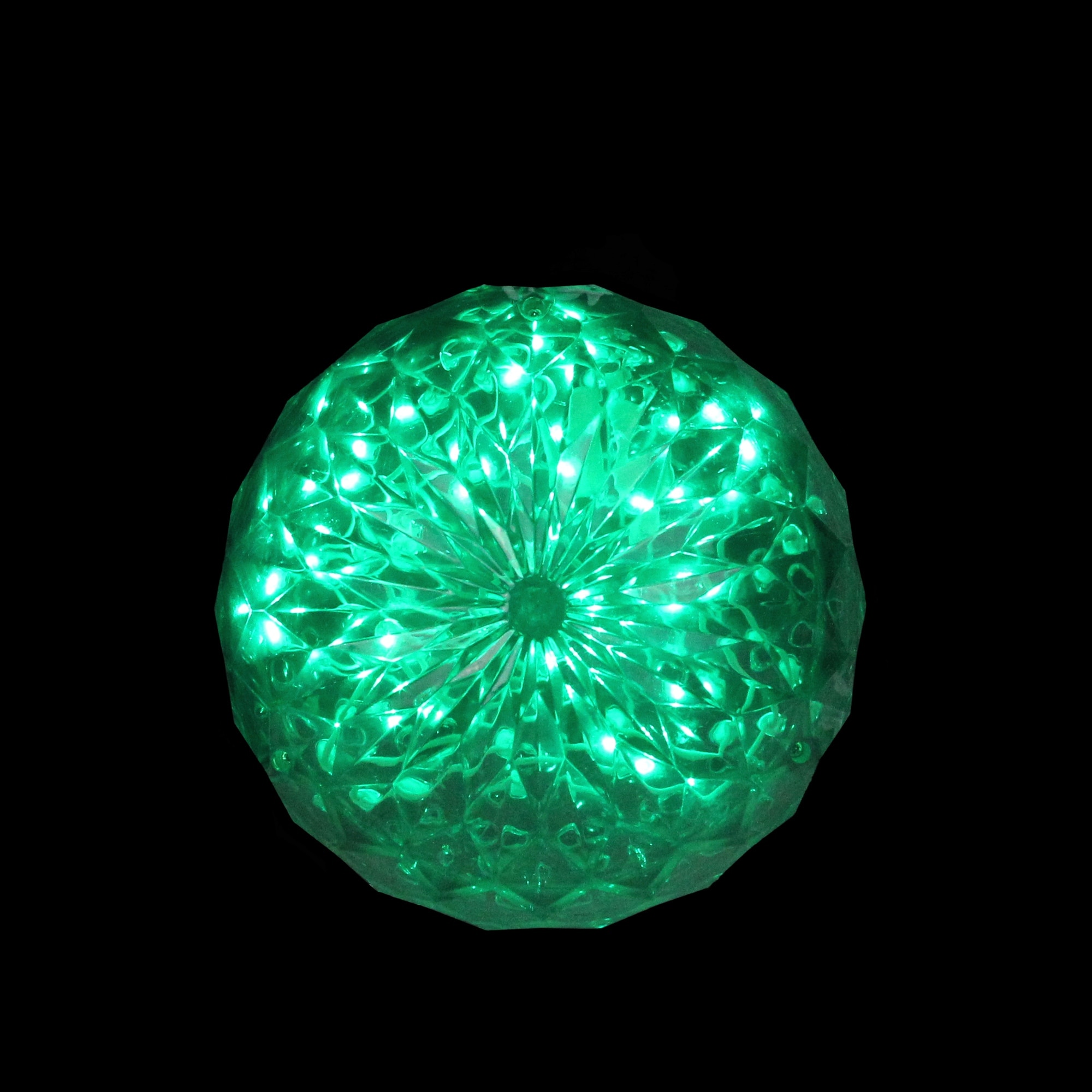 Northlight 6" LED Lighted Crystal Sphere Outdoor Christmas Decoration