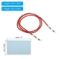 thumbnail image 2 of Uxcell Eyeglass Chains for Women, 2Pcs Stylish Glasses Chain Sunglass Strap Glasses Beaded String, Red, 2 of 5