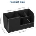thumbnail image 2 of Multifunctional Storage Desk Organizer, Elegant Design Leather Desk Organizer Caddy for Office Organization, Professional Look, Spacious Desktop Organizer, Easy to Clean,, 2 of 6