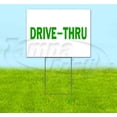 thumbnail image 1 of Drive-Thru (18" x 24") Yard Sign, Includes Metal Step Stake, 1 of 6