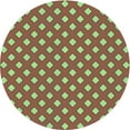 thumbnail image 1 of Ahgly Company Indoor Round Patterned Mahogany Brown Area Rugs, 7' Round, 1 of 6