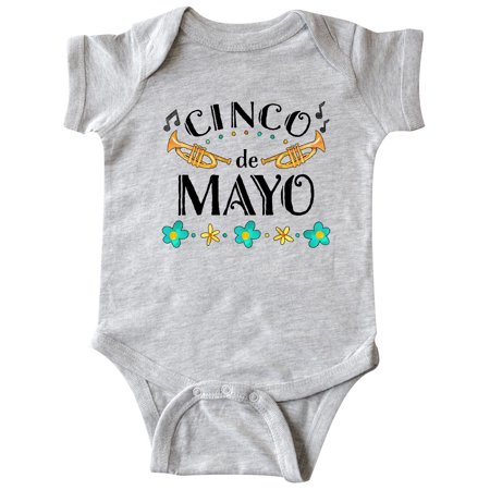 

Inktastic Cinco De Mayo with Trumpets Gift Baby Boy or Baby Girl Bodysuit