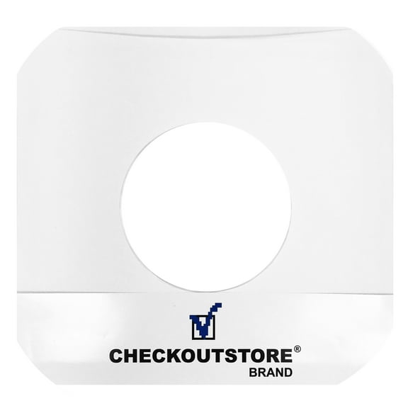 25 CheckOutStore Paper Record Sleeves Round Corners With Hole for 7" Vinyl 45 RPM Records (Inner Sleeves)