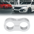 thumbnail image 2 of Unique Bargains 4 Pcs AN10 Hose Separator Clamps Fuel Line Connector for Oil Fuel Hose Replacement Silver Tone, 2 of 6