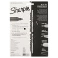 thumbnail image 2 of Sharpie Super Permanent Markers, Fine Point, Black, 6 Count, 2 of 6