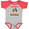 thumbnail image 3 of Inktastic Protected by a Basset Hound Funny Dog Boys or Girls Baby Bodysuit, 3 of 5