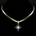 thumbnail image 4 of Fashion Shinny Crystal Star Pendant Necklaces for Women Stainless Steel Snake Chain Clavicle Necklace Jewelry collares N8234S04, 4 of 5