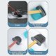 thumbnail image 5 of Set of 2 Silicone Toilet Brushes, Antibacterial Flat Toilet Brush and Holder Kit, Quick Drying Hanging Toilet Brush Suitable for Various Bra, 5 of 5
