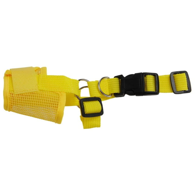 Masque pour Chien en Maille Confortable avec Sangle Réglable pour Petits à Moyens Chiens