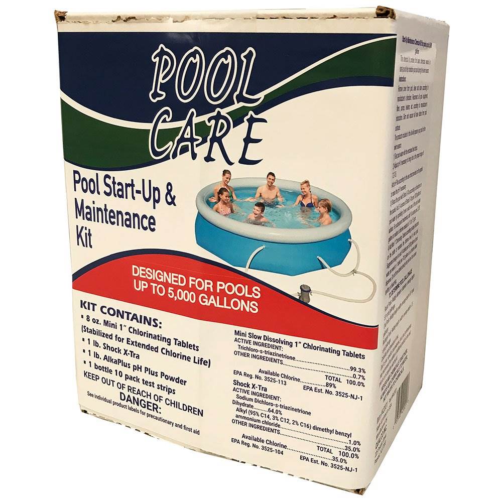 Pool Care 42001 Swimming Pool Chemical Cleaning Kit for up to 5,000